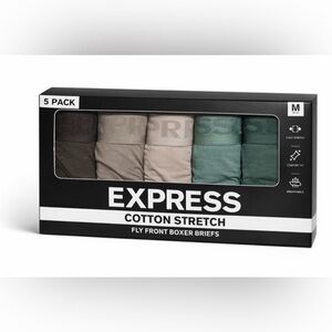 Express Cotton Stretch Boxer Briefs in Assorted Colors